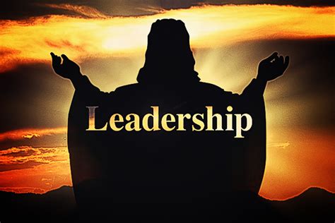 is where the leaders are inspired by god